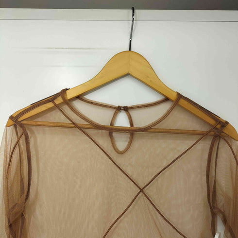レイビームス Ray BEAMS 24SS RBS チュール コード クルーネック トップス レディース