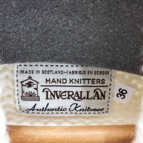 インバーアラン INVERALLAN スコットランド製 クルーネック ニット セーター メンズ 36