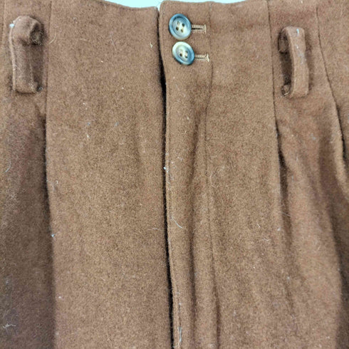 ウールカシミヤ フランネル 2タック テーパードスラックス メンズ 9