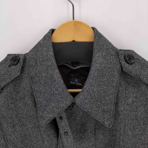 ピーエスポールスミス PS Paul Smith CASHMERE&WOOL カシミヤ混 ライナー付き トレンチコート メンズ M