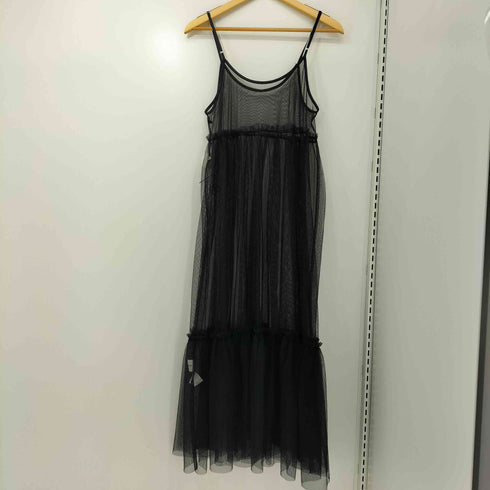 カロリナグレイサー CAROLINA GLASER 23SS チュール キャミワンピース レディース