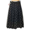 ビアズリー BEARDSLEY 24SS ドット チュール タフタ×リバーシブル スカート レディース FREE