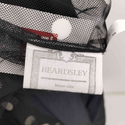ビアズリー BEARDSLEY 24SS ドット チュール タフタ×リバーシブル スカート レディース FREE