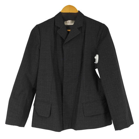 ローブドシャンブルコムデギャルソン robe de chambre COMME des GARCONS 98SS ウールストライプジャケット レディース