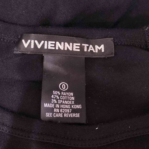ヴィヴィアンタム VIVIENNE TAM フロントデザイン L/S Tシャツ レディース JPN:0