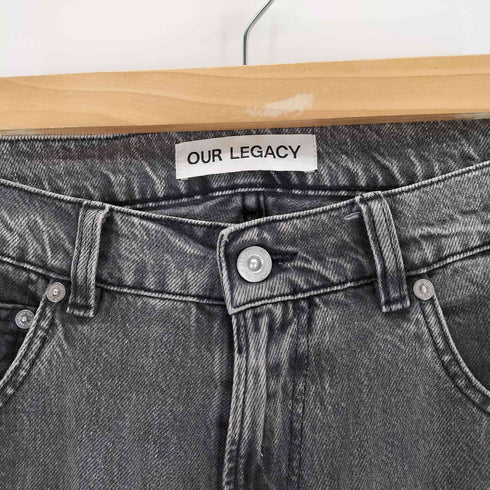 アワーレガシィー OUR LEGACY EXTENDED THIRD CUT ブラックデニムパンツ メンズ 36