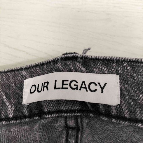 アワーレガシィー OUR LEGACY EXTENDED THIRD CUT ブラックデニムパンツ メンズ 36