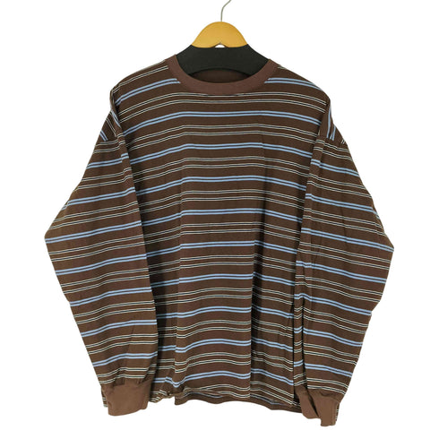 ローリーズファーム LOWRYS FARM CREW NECK ボーダーT/LS メンズ JPN:L