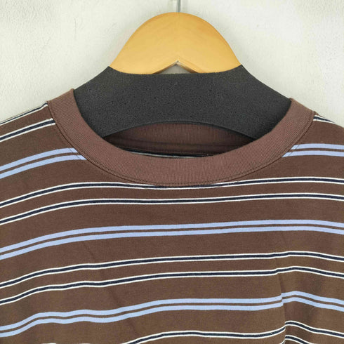 ローリーズファーム LOWRYS FARM CREW NECK ボーダーT/LS メンズ JPN:L