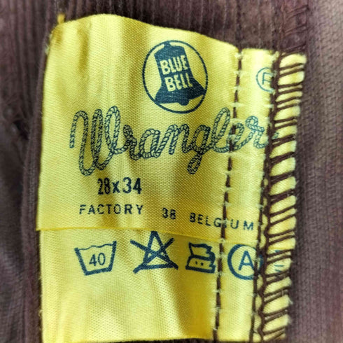 ラングラー Wrangler マルタ製 11-205 コーデュロイ フレアパンツ レディース W28