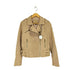 マンゴー MNG pig suede ピッグスエードダブルライダースジャケット レディース M
