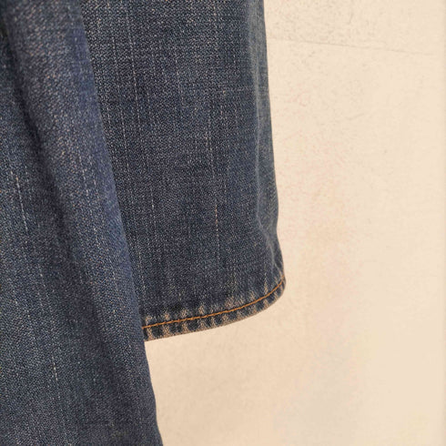 ギャップ Gap 00s OLD 比翼デニムステンカラーコート レディース XS