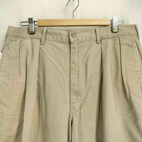 ポロバイラルフローレン Polo by RALPH LAUREN 90S USA製 初期タグ 内向き2タックチノパンツ メンズ 36×36