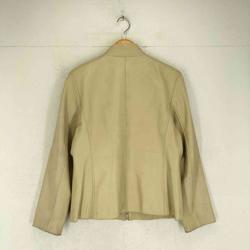 ライトオン Right-on lamb leather ラムレザージップジャケット レディース M