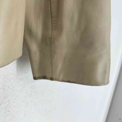 ライトオン Right-on lamb leather ラムレザージップジャケット レディース M