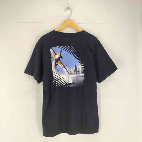 AIR RACE 両面企業プリントクルーネックTシャツ メンズ L