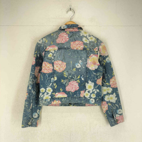 ギャップ Gap ボタニカルフラワーデザインデニムトラッカージャケット レディース XXL