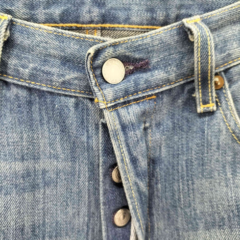 リーバイス Levis PREMIUM USA製 501 ボタン裏5244 BIGE復刻 ストレートデニム メンズ W32/L32