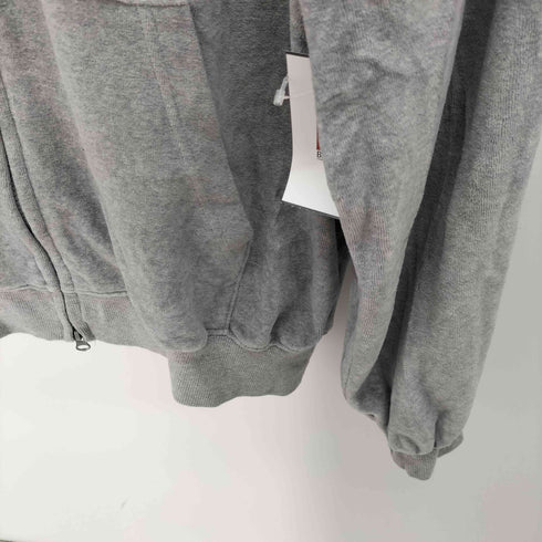 OPEN YY Velour Box Hoodie ベロア ジップ パーカー メンズ import:S