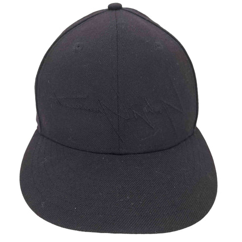 ヨウジヤマモトプールオム Yohji Yamamoto POUR HOMME 59FIFTY ロゴ刺繍6パネルキャップ メンズ 7 1/8