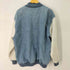 フルーツオブザルーム FRUIT OF THE LOOM Hacienda HOTEL&CASINO スウェット地切替 デニムスタジャン メンズ import:XXL