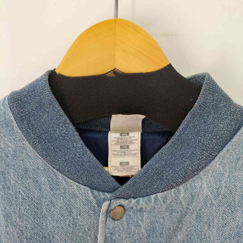 フルーツオブザルーム FRUIT OF THE LOOM Hacienda HOTEL&CASINO スウェット地切替 デニムスタジャン メンズ import:XXL