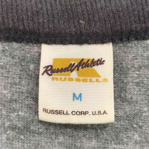ラッセルアスレチック RUSSELL ATHLETIC 復刻 アート染み込みプリント ロングワンピース レディース import:M