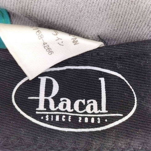 ラカル RACAL 刺繍6パネルキャップ メンズ L