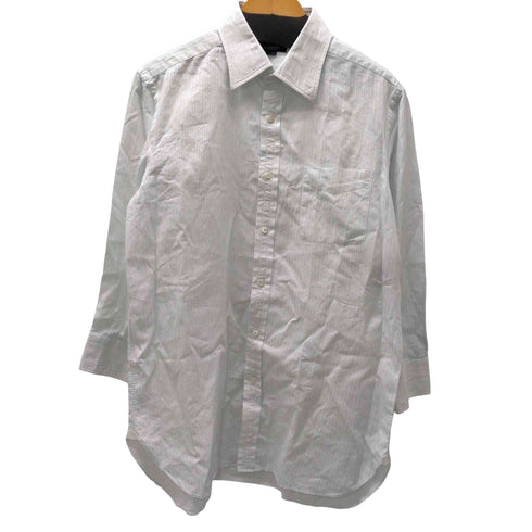 バーバリーロンドン BURBERRY LONDON Striped Dress Shirt L/S ストライプ レギュラーカラー ドレス シャツ 襟芯 メンズ import:L