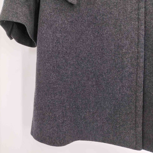 バーニーズニューヨーク BARNEYS NEWYORK イタリア製 ダブルブレスト 3B ウールチェスターコート レディース EUR:38