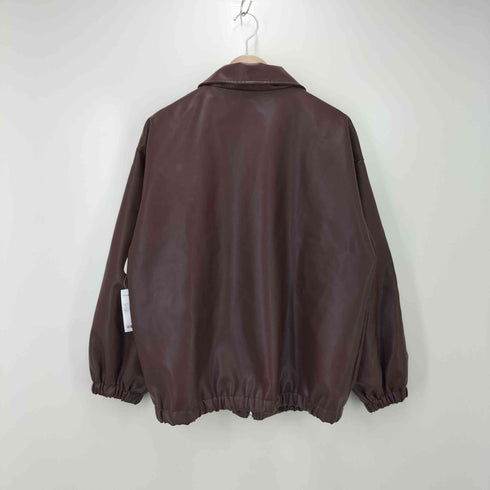 Dazy-Less ドロップショルダー スラントポケット PU ジャケット レディース JPN:L