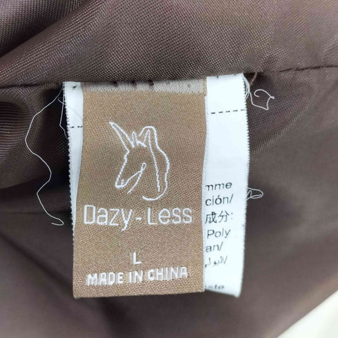 Dazy-Less ドロップショルダー スラントポケット PU ジャケット レディース JPN:L