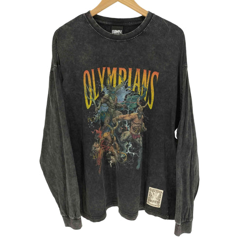 イグザンプル EXAMPLE WORK OF FICTION OLYMPIANS L/S TEE ワークオブフィクション オリュンポス ロングスリーブTシャツ メンズ import:XL