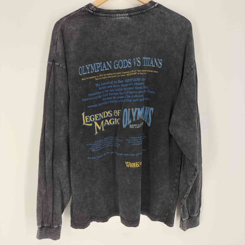 イグザンプル EXAMPLE WORK OF FICTION OLYMPIANS L/S TEE ワークオブフィクション オリュンポス ロングスリーブTシャツ メンズ import:XL