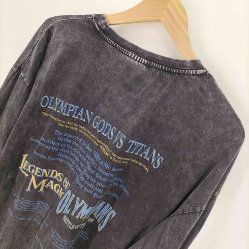 イグザンプル EXAMPLE WORK OF FICTION OLYMPIANS L/S TEE ワークオブフィクション オリュンポス ロングスリーブTシャツ メンズ import:XL