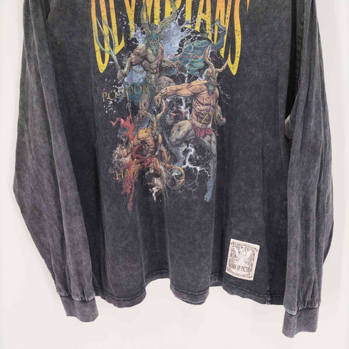 イグザンプル EXAMPLE WORK OF FICTION OLYMPIANS L/S TEE ワークオブフィクション オリュンポス ロングスリーブTシャツ メンズ import:XL