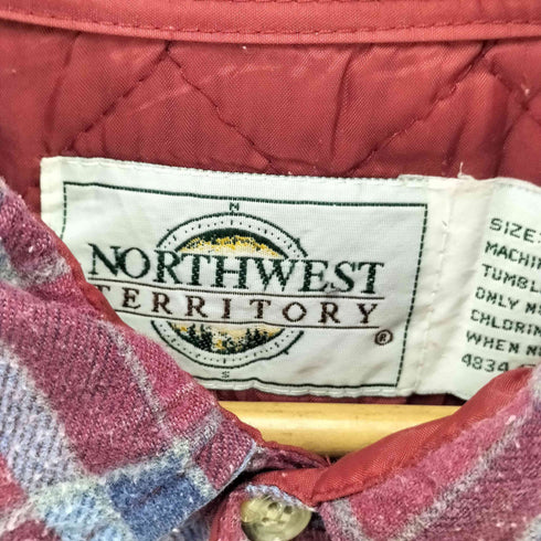 NORTH WEAT 裏地キルティング チェック柄 cpoシャツジャケット メンズ JPN:XL