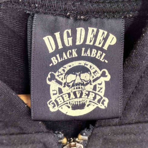 DIG DEEP スカル スタッズ パーカー レディース JPN:M