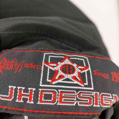 Jeff Hamilton ジェフハミルトン JH DESIGN 90S PURDUE 刺繍 リバーシブル 袖 本革 リアルレザー 切り替え バーシティ ジャケット スタジャン メンズ import:L