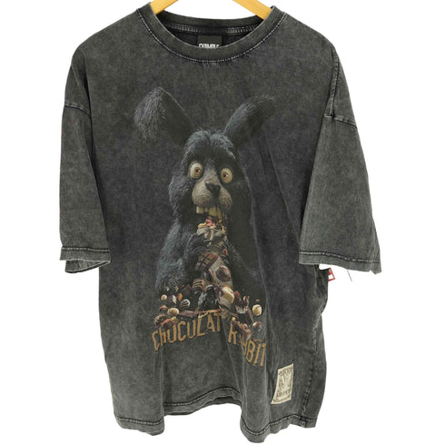 イグザンプル EXAMPLE DEATH BY DESSERT CHOCOLATE RABBIT S/S TEE デスバイデザート チョコレートラビット ショートスリーブTシャツ メンズ import:XL