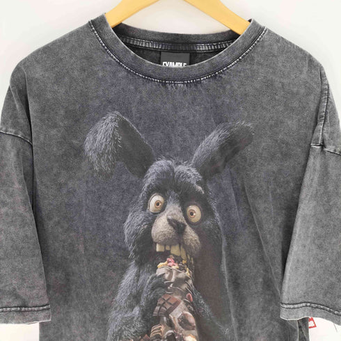 イグザンプル EXAMPLE DEATH BY DESSERT CHOCOLATE RABBIT S/S TEE デスバイデザート チョコレートラビット ショートスリーブTシャツ メンズ import:XL
