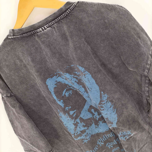 イグザンプル EXAMPLE WORK OF FICTION BLUE RIDING HOOD S/S TEE ワークオブフィクション ブルーライディング フード ショートスリーブTシャツ メンズ import:XXL