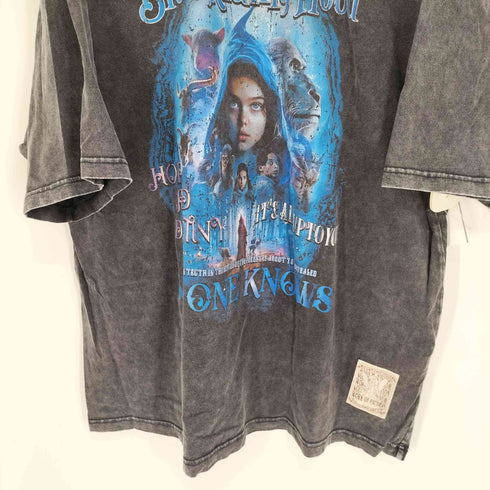 イグザンプル EXAMPLE WORK OF FICTION BLUE RIDING HOOD S/S TEE ワークオブフィクション ブルーライディング フード ショートスリーブTシャツ メンズ import:XXL