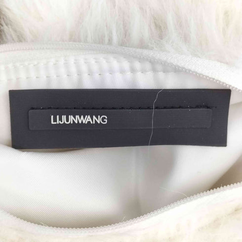 LIJUNWANG ファー 猫モチーフ ショルダーバッグ レディース