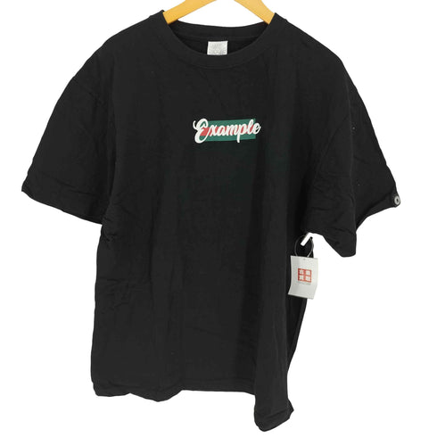イグザンプル EXAMPLE ボックスロゴプリント ショートスリーブTシャツ メンズ import:XXL