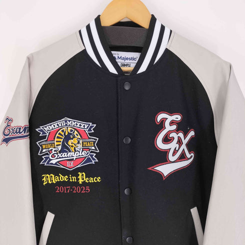 イグザンプル EXAMPLE VARSITY JACKET バーシティジャケット メンズ import:L