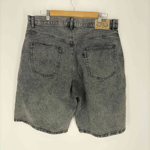 エフエーティー FAT 1/2 ACID #BLACK デニムバギーショーツ メンズ FAT