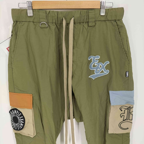 イグザンプル EXAMPLE NYLON MULTICOLORED SARUEL CARGO PANTS ナイロンマルチカラード サルエルカーゴパンツ メンズ XL