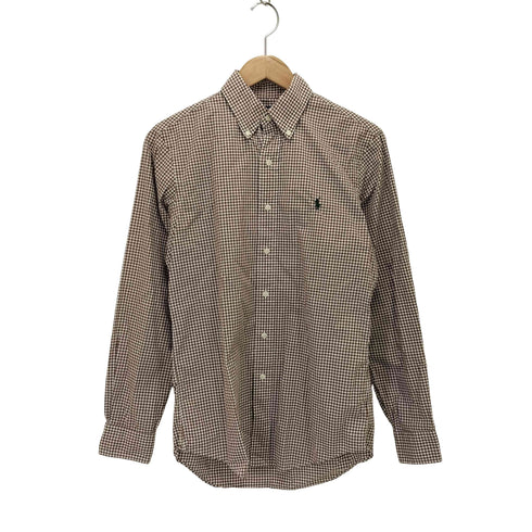 ポロラルフローレン POLO RALPH LAUREN ポニー刺しゅう ギンガムチェック ボタンダウンシャツ メンズ JPN:XS