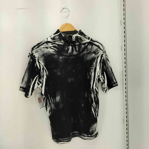 ワイズ Ys CIRCULAR RIB GARMENT CRUSH PRINT HIGH NECK HALF SLEEVE T 23SS レディース 2